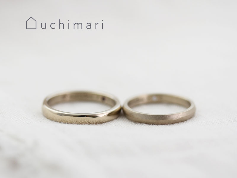 年後の記念日に、また指輪を作ります！   uchimari 結婚指輪