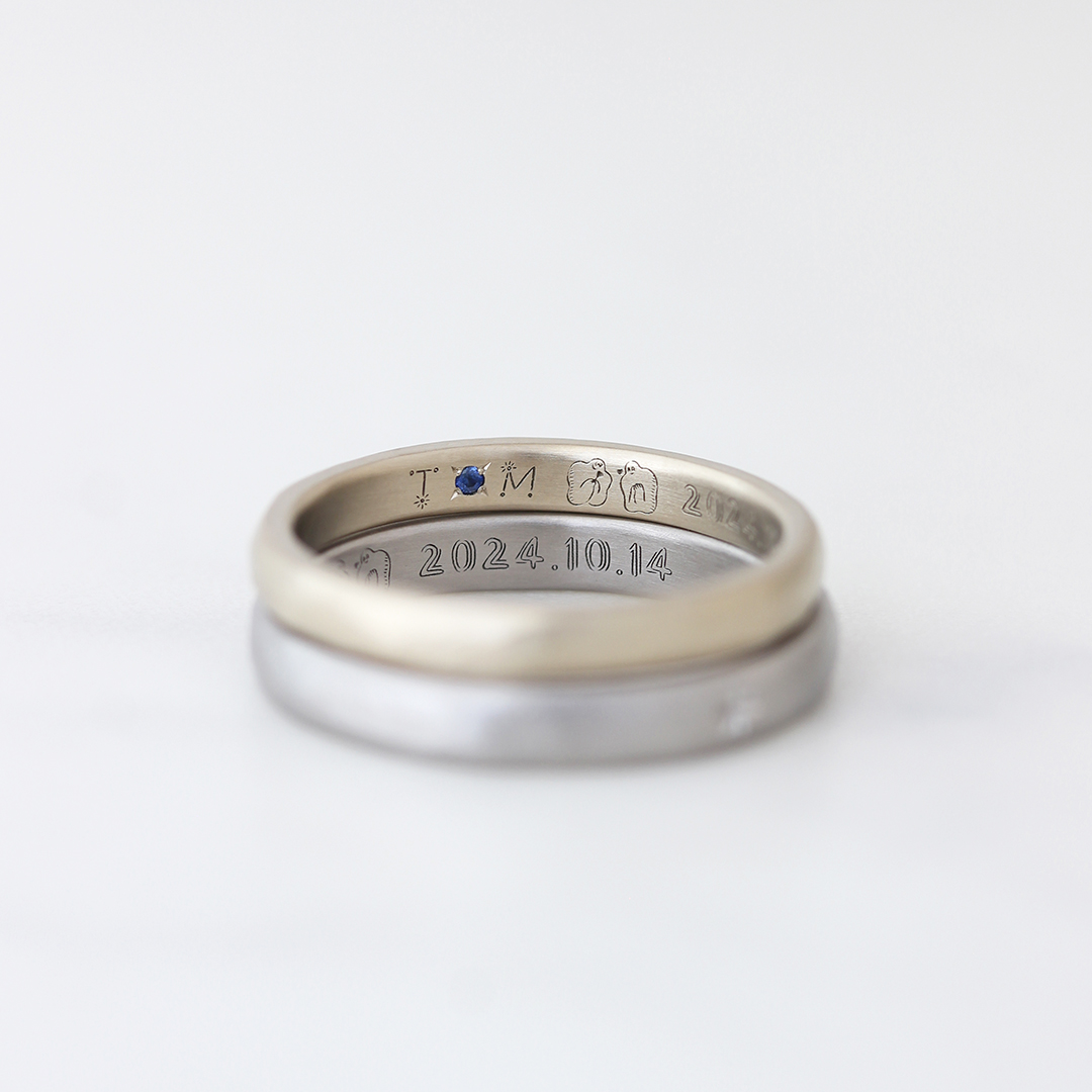 指輪　リング　作家物　海外アーティスト　刻印あり　ユニセックス　フリーサイズ 選べるマーク刻印リング[RS-625M_dis]｜ファッションリング
